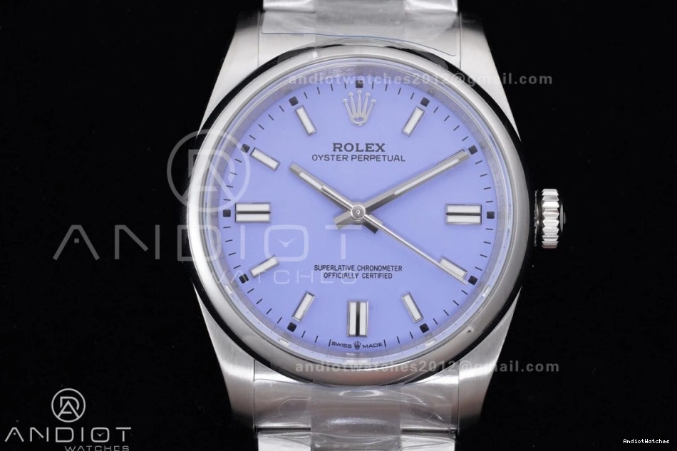 KRF 904L Dial Edition 962 Casual Lavender Best 1:1 126000 VR Oyster Steel Perpetual 36mm 0124